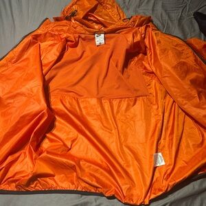 Nike Orange Windbreaker Jacket